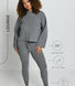 Jogginghose Mit Zopfstrickmuster - Grey