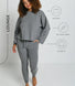 Pullover Mit Zopfstrickmuster - Grey