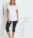 Everyday Cropped Leggings - Odyssey Grey