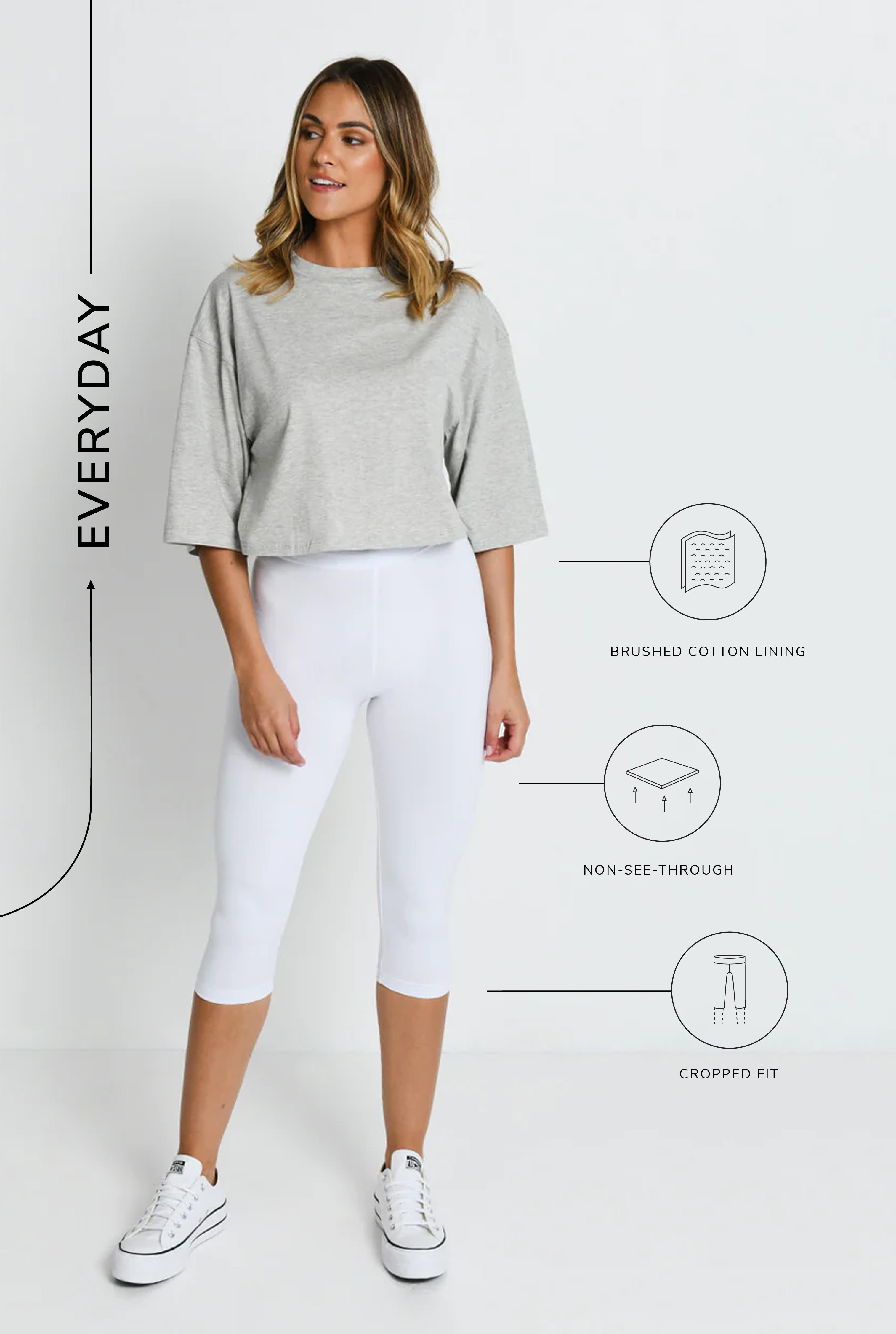 WeiBe Classic Cropped Leggings LOVALL