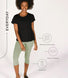 Everyday Cropped Leggings - Sage Green