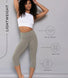 Cropped Leggings Lightweight - Sage Green