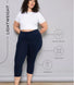 Cropped Leggings Lightweight - Navy