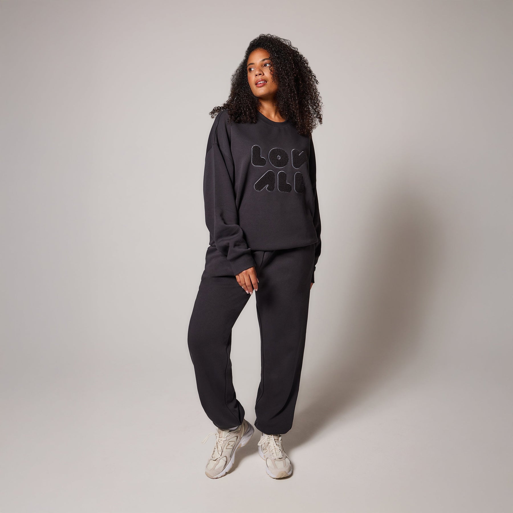 ALL SZN Bio-Jogger mit Bündchenr Curvy - Shadow
