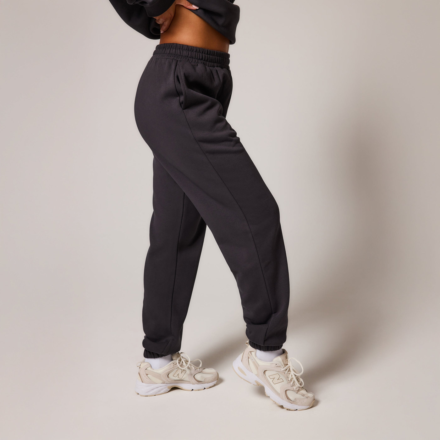 ALL SZN Bio-Jogger mit Bündchenr Curvy - Shadow