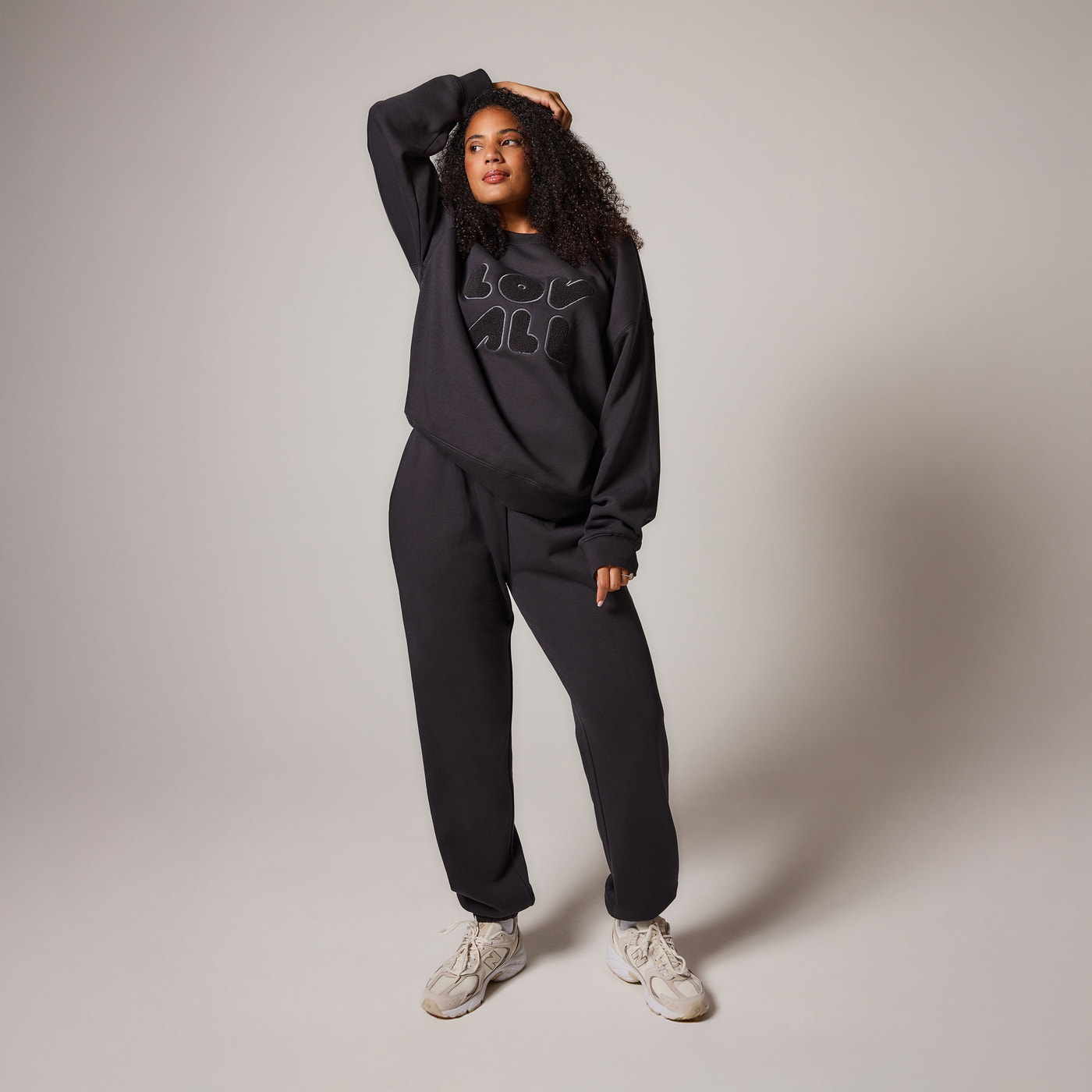 ALL SZN Bio-Jogger mit Bündchenr Curvy - Shadow