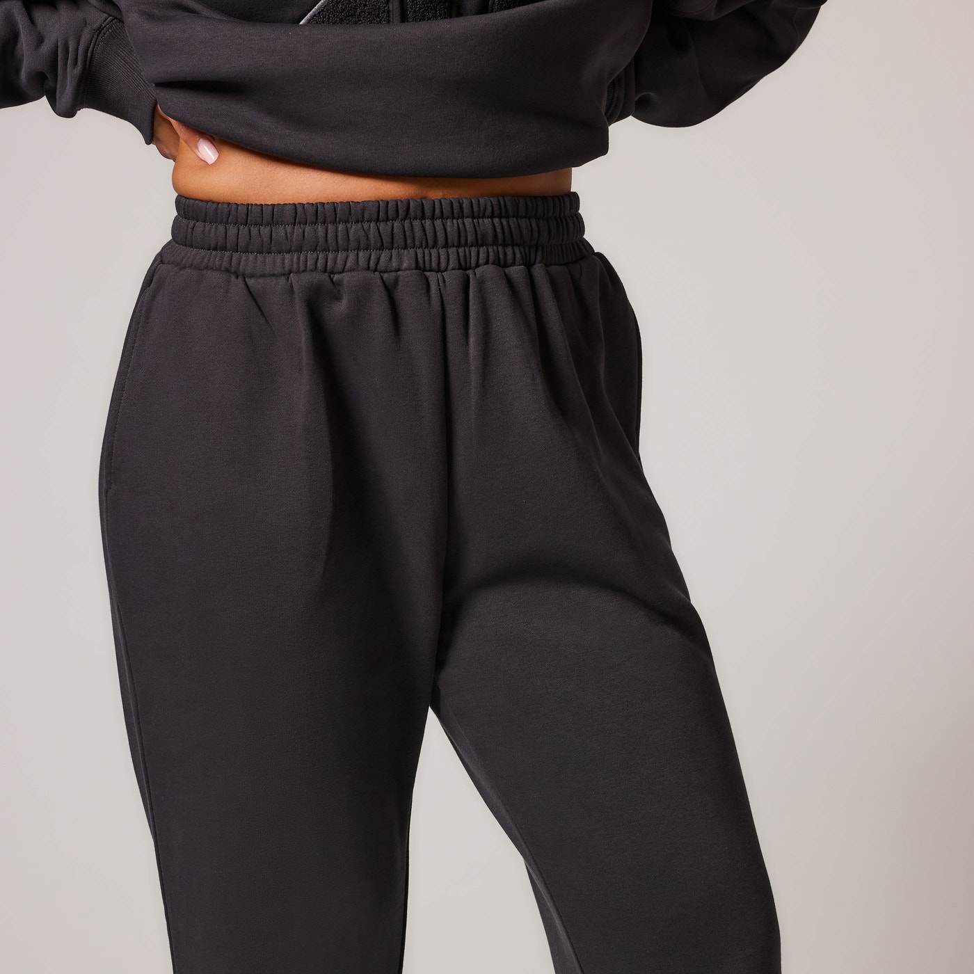 ALL SZN Bio-Jogger mit Bündchenr Curvy - Shadow