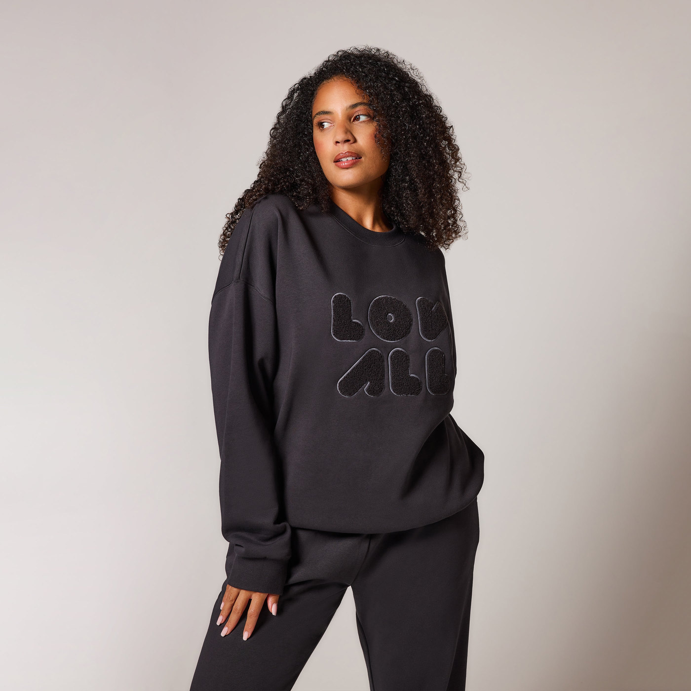 ALL SZN Übergröße Bio-Sweatshirt Curvy Style 1 - Shadow