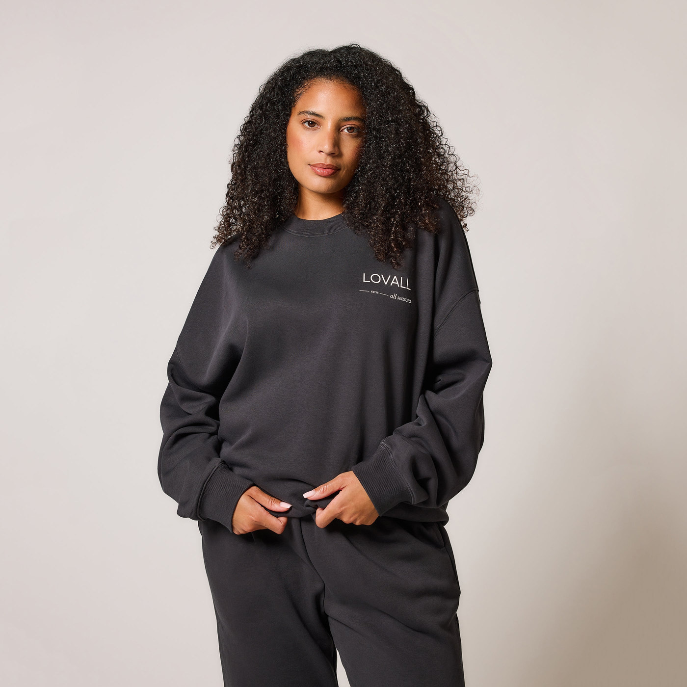 ALL SZN Übergröße Bio-Sweatshirt Curvy Style 3 - Shadow