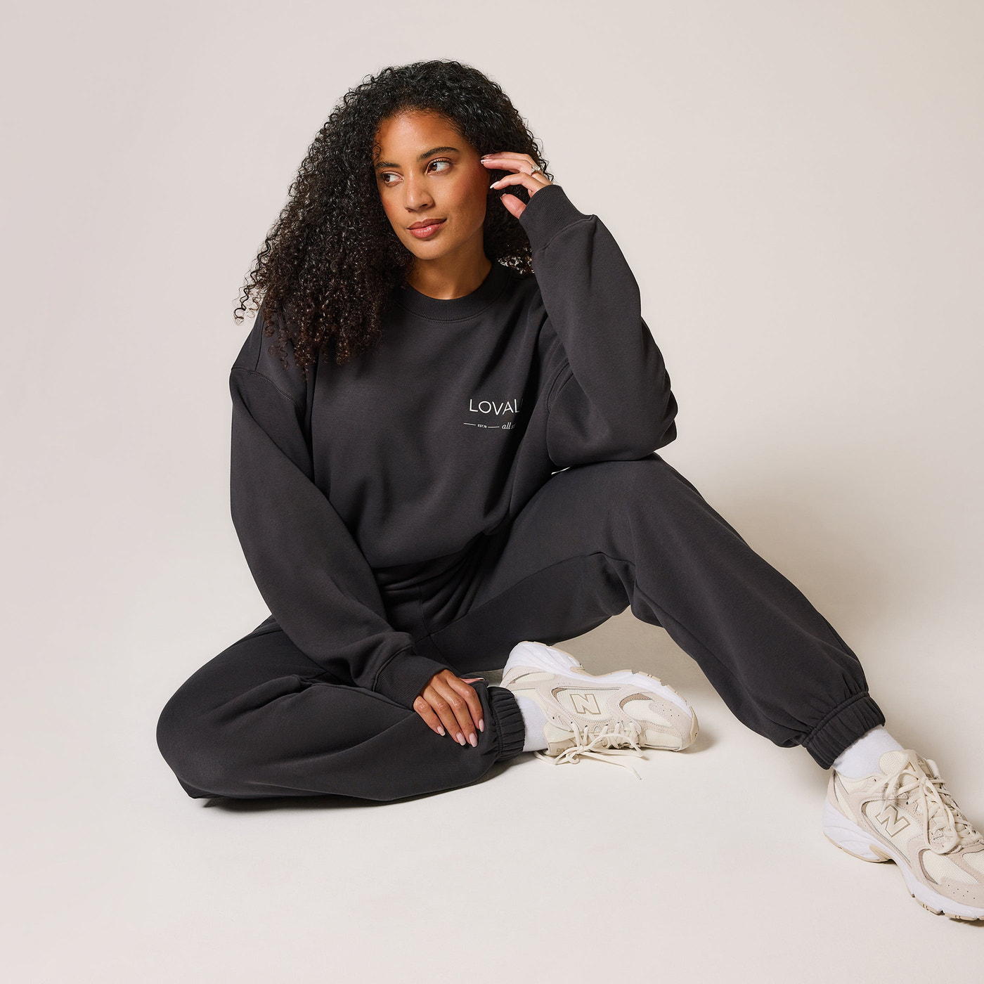 ALL SZN Übergröße Bio-Sweatshirt Curvy Style 3 - Shadow