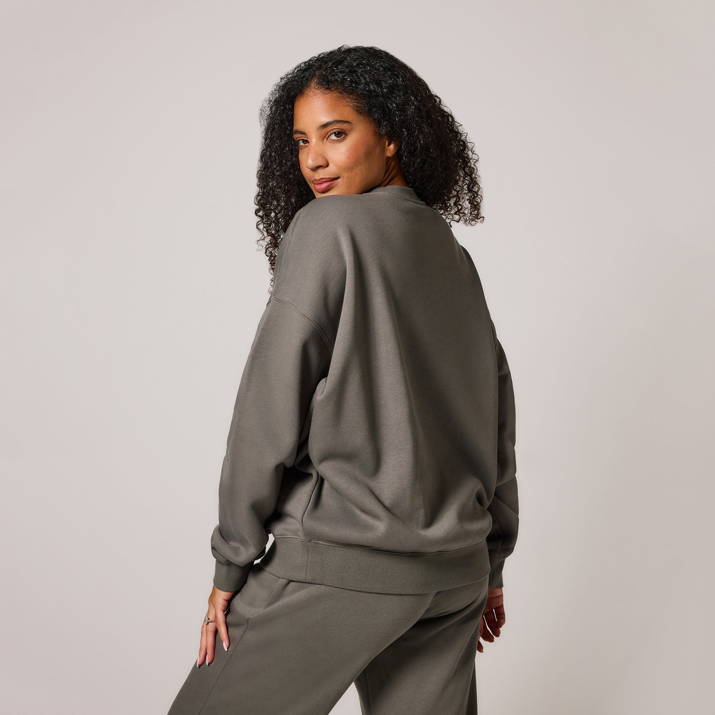 ALL SZN Übergröße Bio-Sweatshirt Curvy Style 4 - Slate Green
