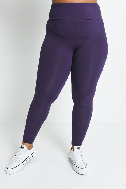 Everyday High Waisted Leggins Lightweight - Acai Purple