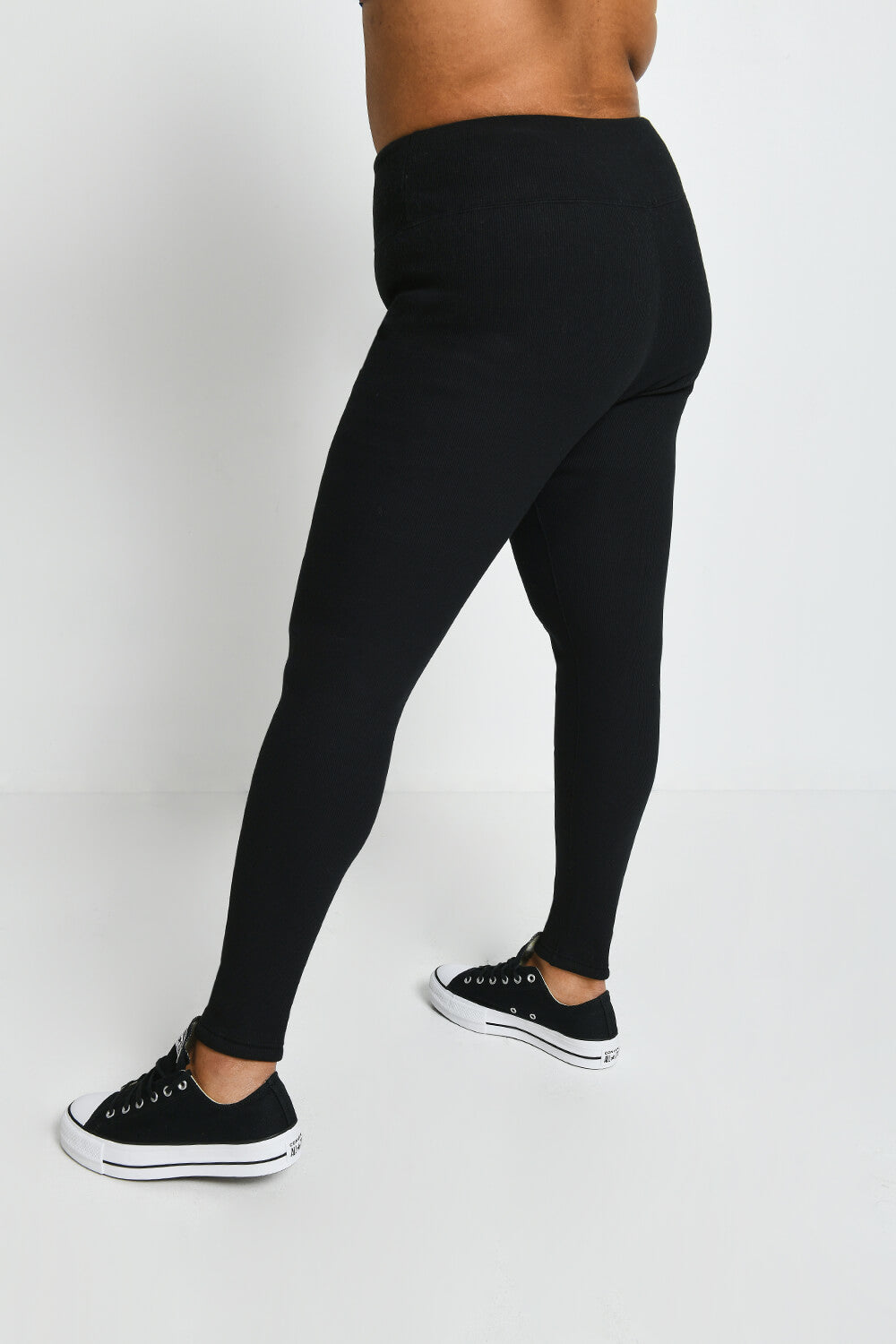 Leggings Extreme Mit Fleecefütterung Curvy - Black