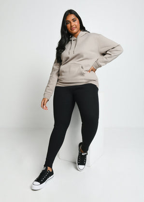 Leggings Extreme Mit Fleecefütterung Curvy - Black