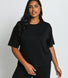 Soft Touch Lounge Set Mit Weitem Bein - Schwarze