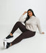 Everyday Winter High Waisted Leggings Curvy - Espresso Brown