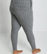 Jogginghose Mit Zopfstrickmuster Curvy - Grey