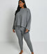 Pullover Mit Zopfstrickmuster Curvy - Grey