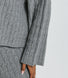 Pullover Mit Zopfstrickmuster Curvy - Grey