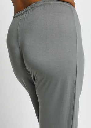 Soft Touch Lounge Set Mit Weitem Bein Curvy - Sage Green