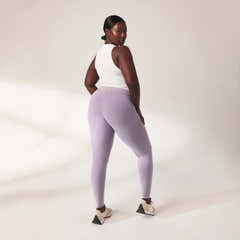Leichte, hochtaillierte Alltags-Leggings – Mauve