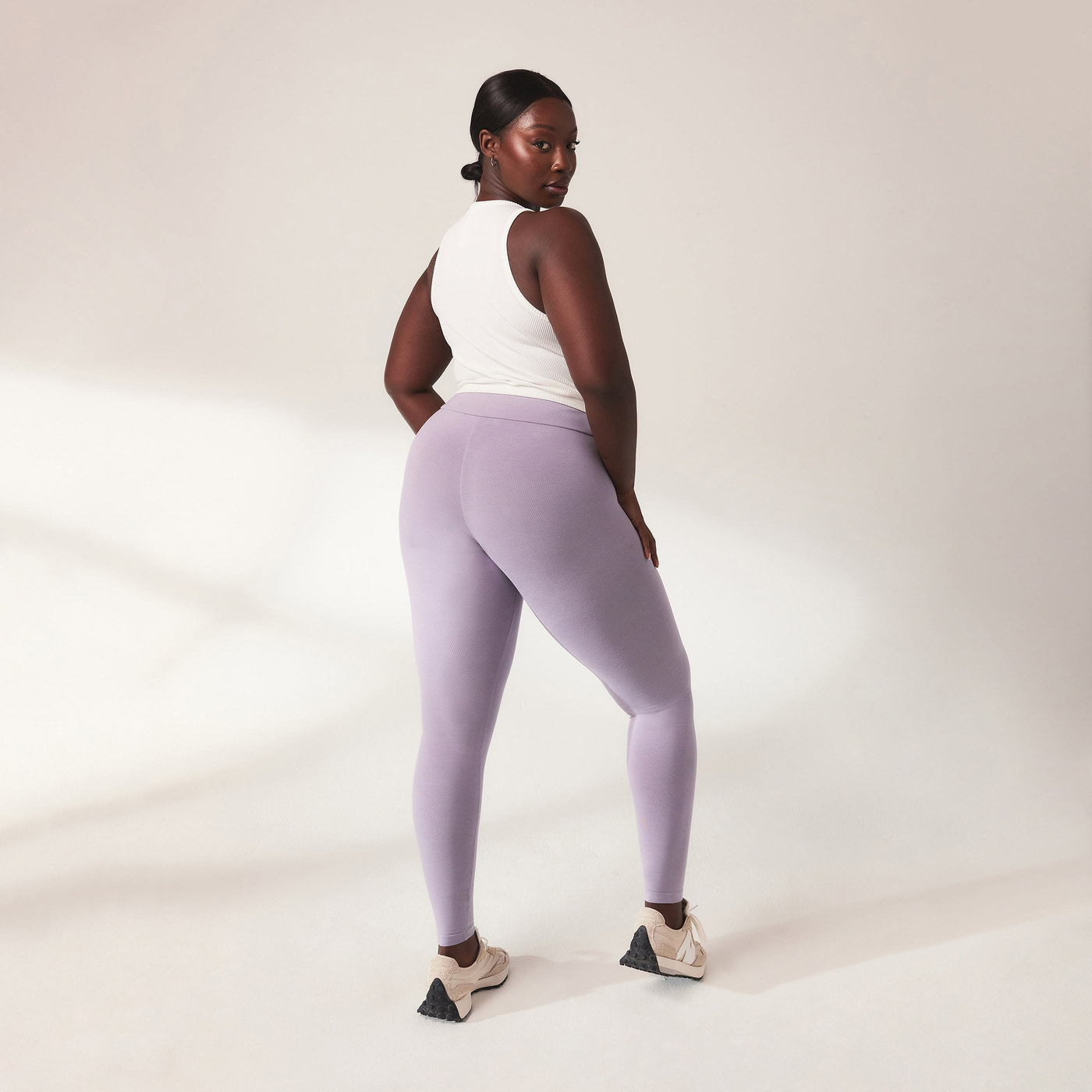 Alltägliche Leichte Leggings - Mauve