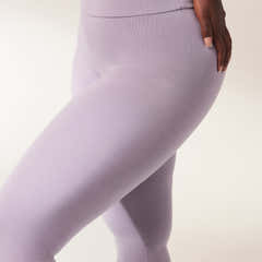 Leichte, hochtaillierte Alltags-Leggings – Mauve