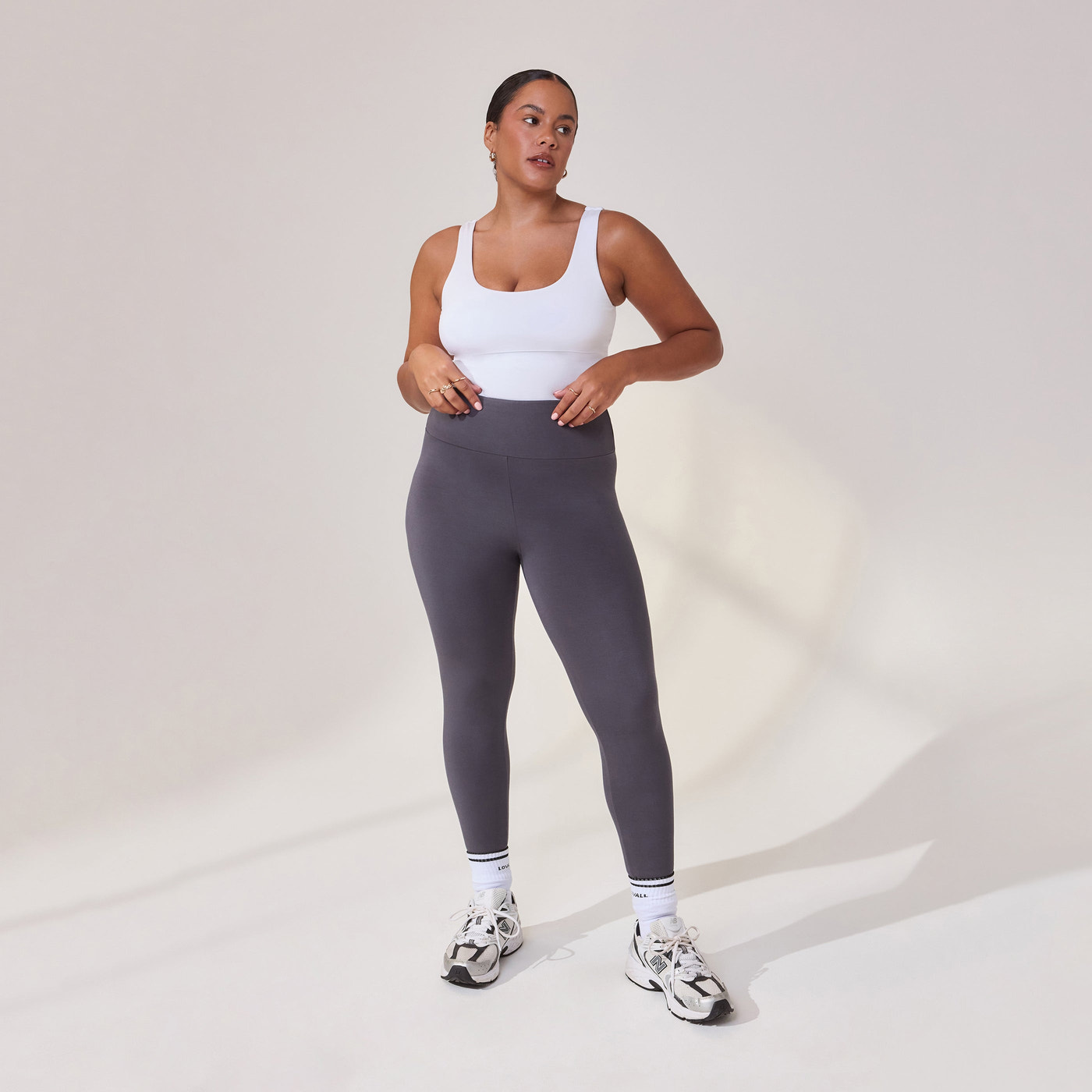 Alltägliche Leichte Leggings  - Odyssee-Grau