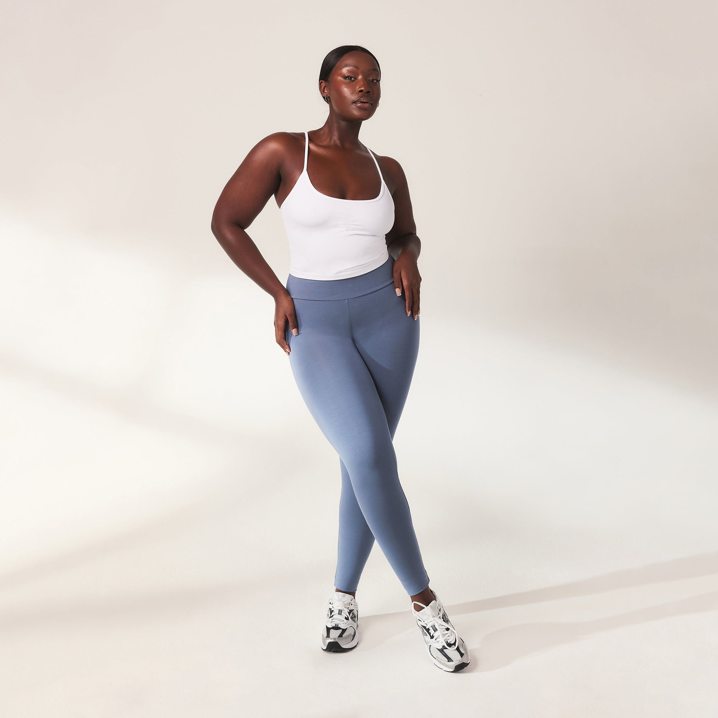 Alltägliche Leichte Leggings - Stahlblau