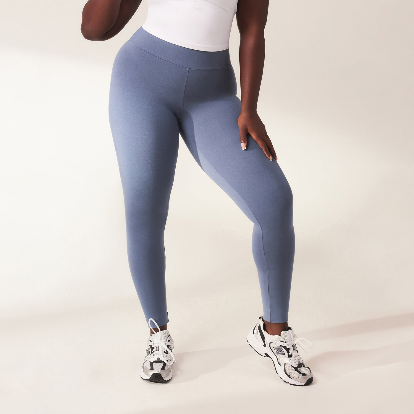 Alltägliche Leichte Leggings - Stahlblau