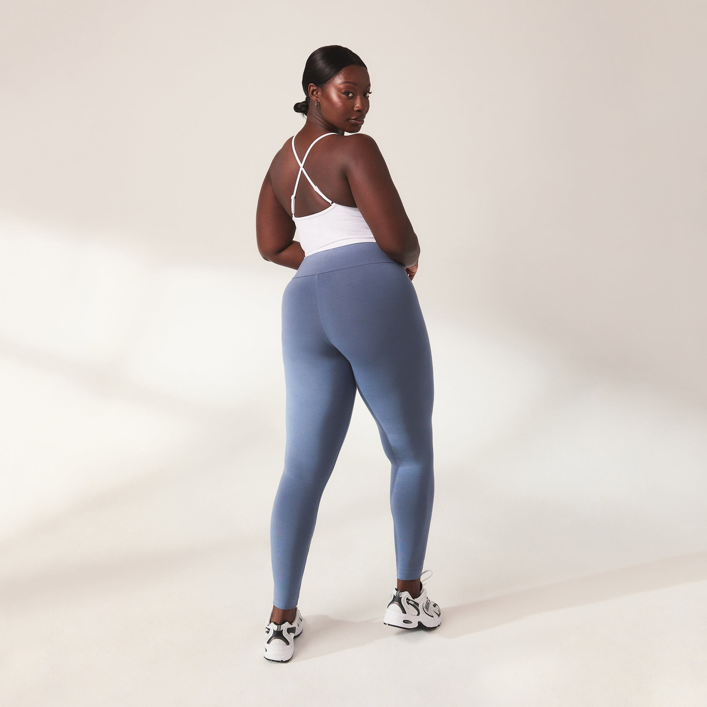 Alltägliche Leichte Leggings - Stahlblau