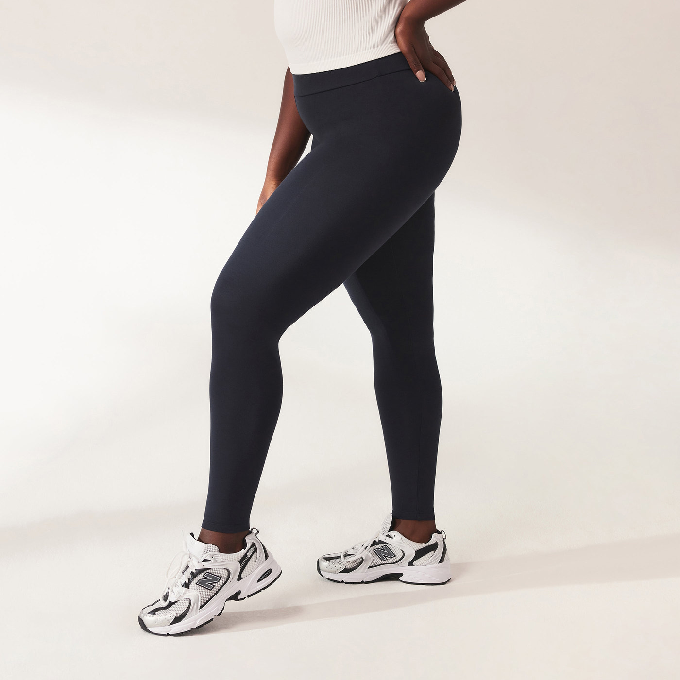 Leichte Umstands-Schlagleggings - Vintage Navy