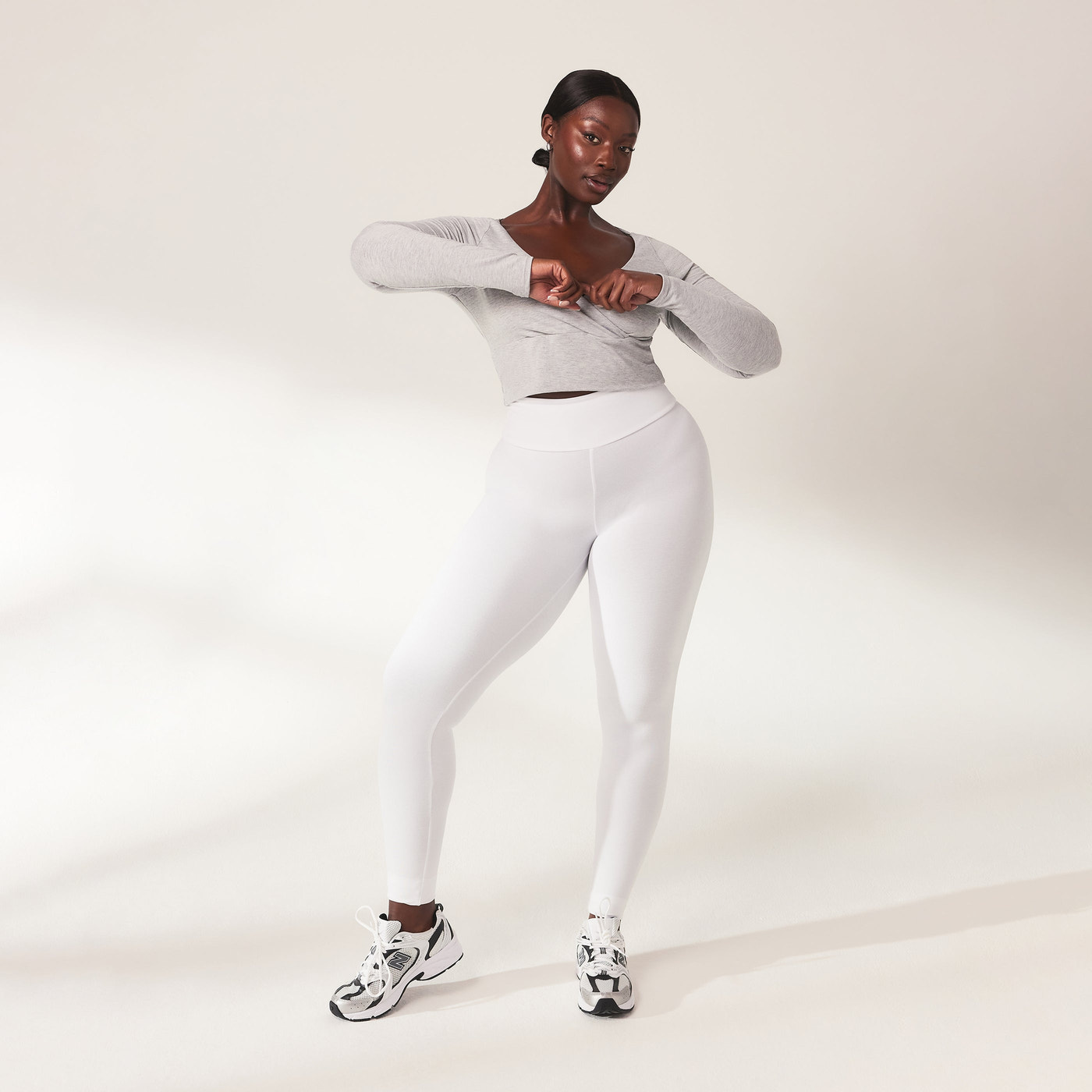 Alltägliche Leichte Leggings - Weiße