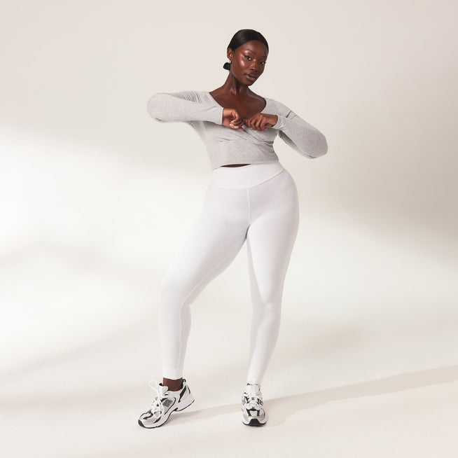 Alltägliche Leichte Leggings - Weiße