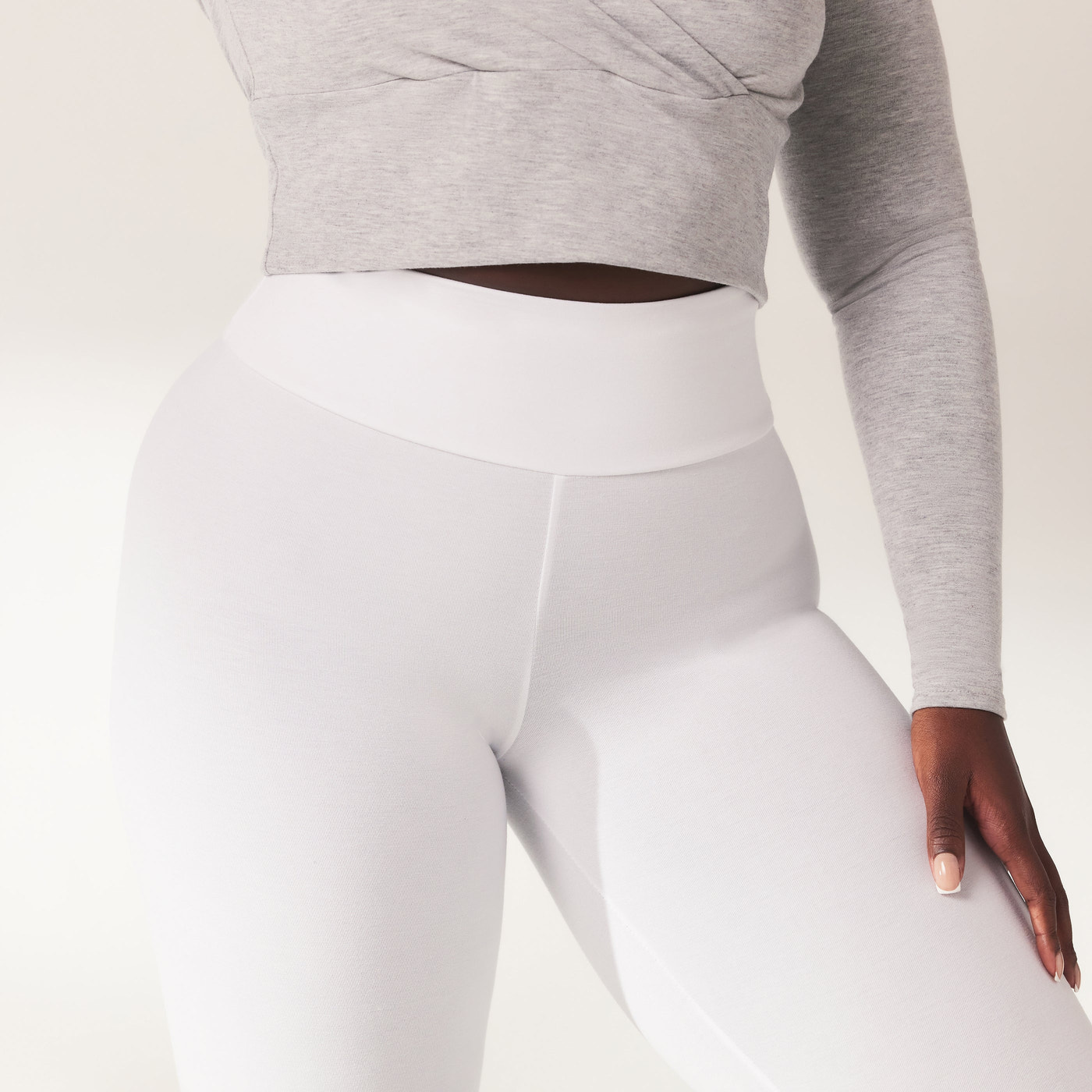 Alltägliche Leichte Leggings - Weiße