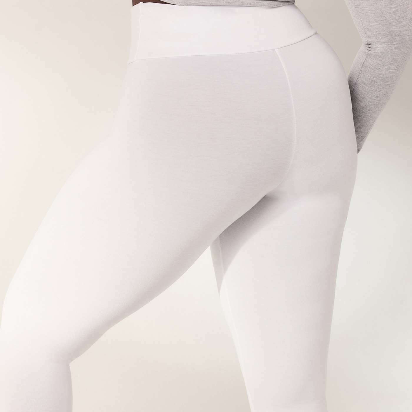 Alltägliche Leichte Leggings - Weiße