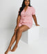 100% Baumwoll-Pyjama Set Mit Knöpfen - Pink Dot