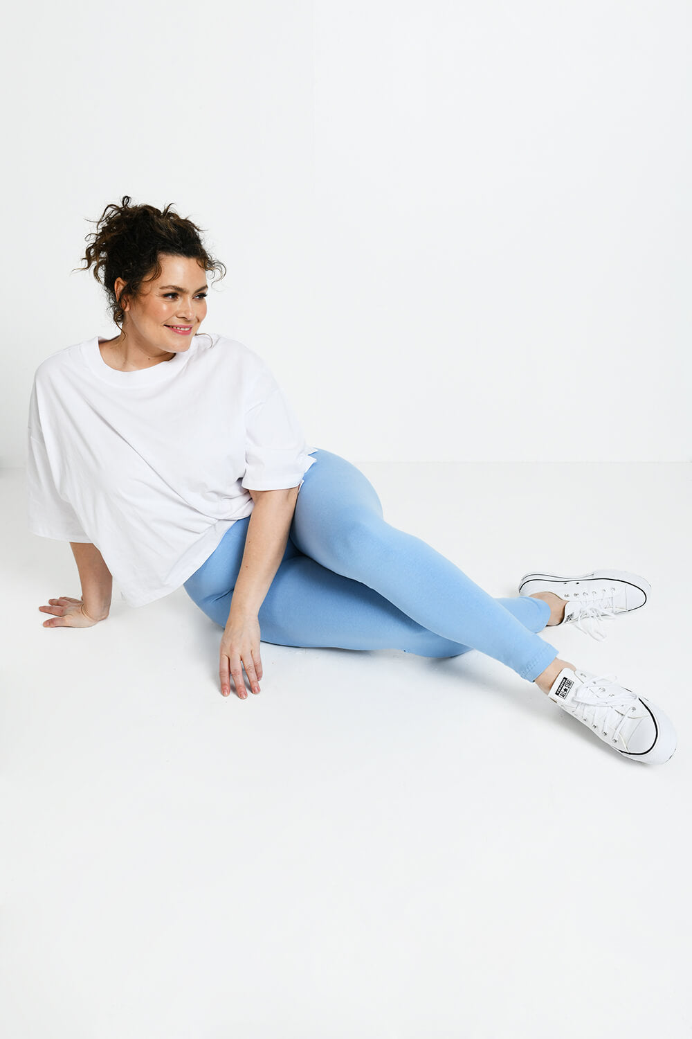 Everyday Leggings Curvy - Powder Blue
