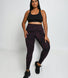 Revitalise High Waisted Leggings - Dunkel-Kirsche Tie-Dye