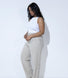 Leinenhose Curvy - Stone