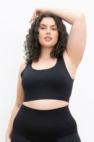 Ultimate Seamless Bralette Curvy - Black