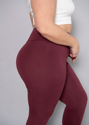 Everyday Radlerhose Lightweight Curvy - Burgundy