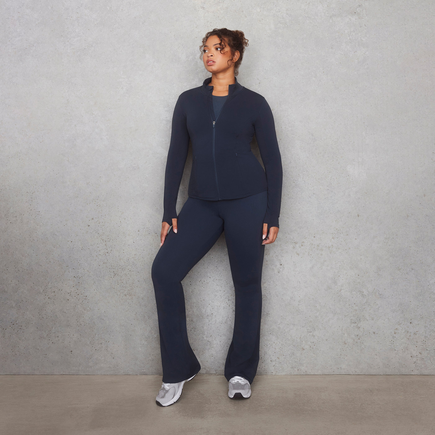 Empower Schlaghose Leggings Curvy - Vintage Navy