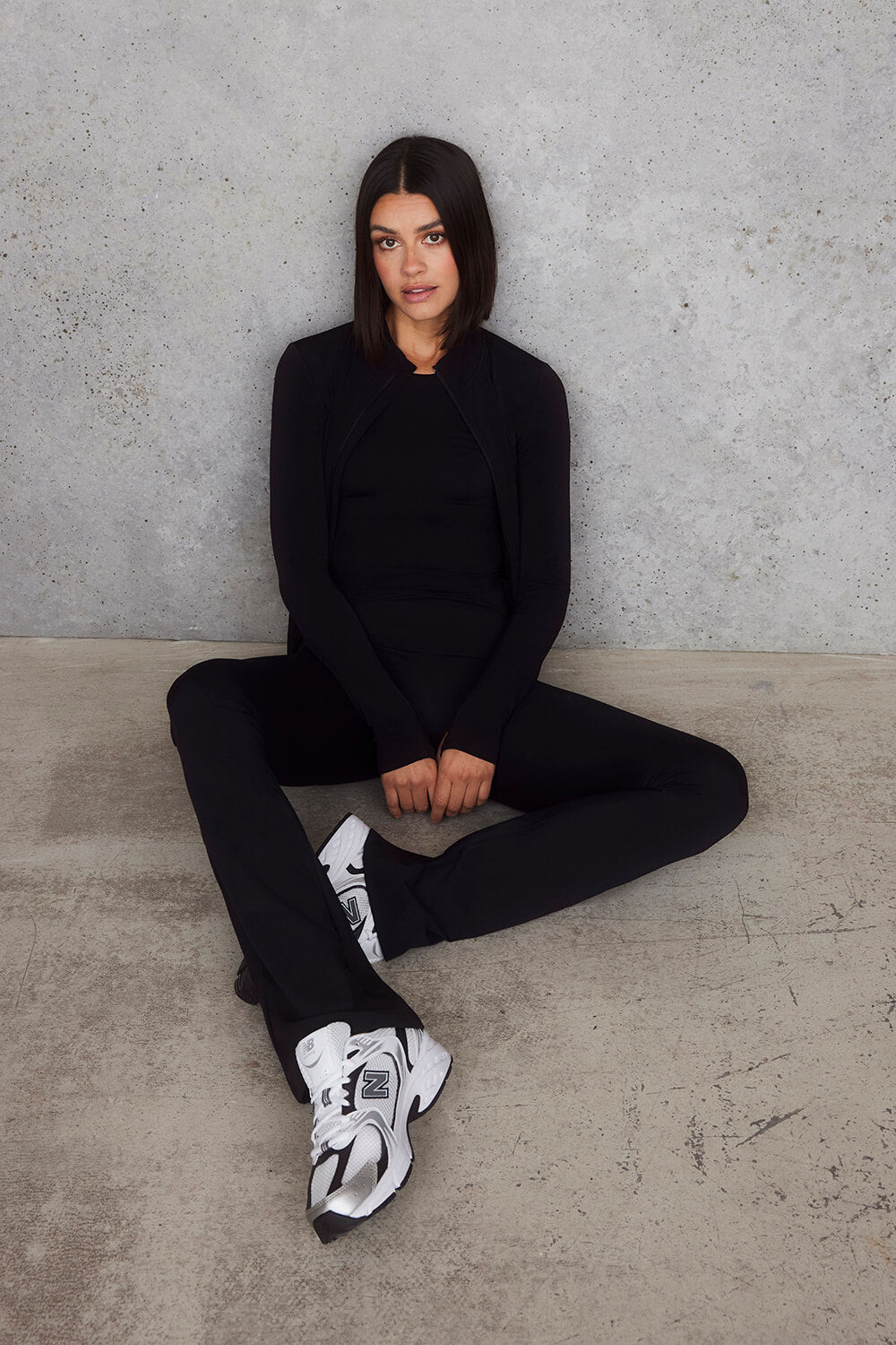 Empower Schlaghose Leggings - Schwarze