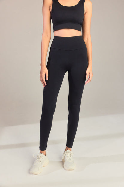 Everyday High Waisted Leggings - Black