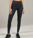 Alltägliche High-Waisted Leggings - Schwarze Animal-Print