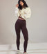 Everyday High Waisted Leggings - Chocolate Brown