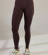 Everyday High Waisted Leggings - Chocolate Brown