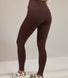 Everyday High Waisted Leggings - Chocolate Brown