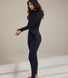 Recharge High Waisted Jogginghose - Midnight Black
